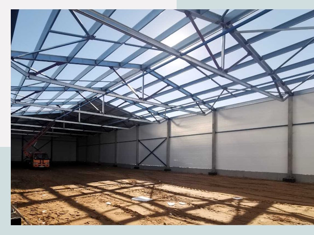 Строительство сенохранилищ в Усть-Джегуте