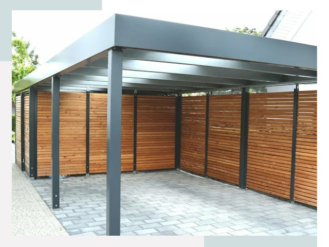 Навесы для парковки в Усть-Джегуте