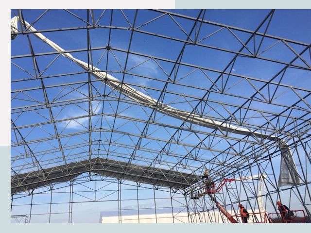 Шатровые ангары от 607 руб. в Усть-Джегуте и Карачаево-Черкессии