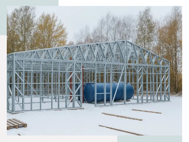 Металлические ангары в Усть-Джегуте