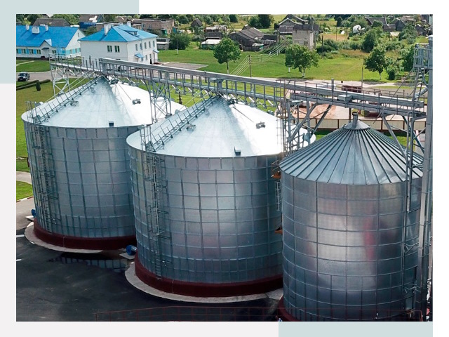 Металлические силосы в Усть-Джегуте