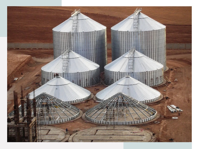 Строительство зерновых силосов в Усть-Джегуте