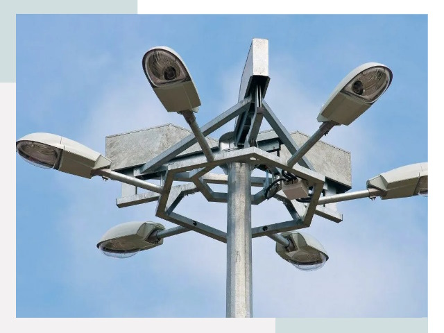 Монтаж осветительных мачт в Усть-Джегуте