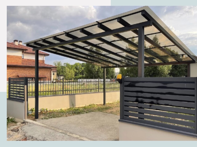 Металлические навесы в Усть-Джегута от 607 руб. за м²