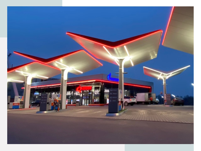 Навесы для АЗС в Усть-Джегуте