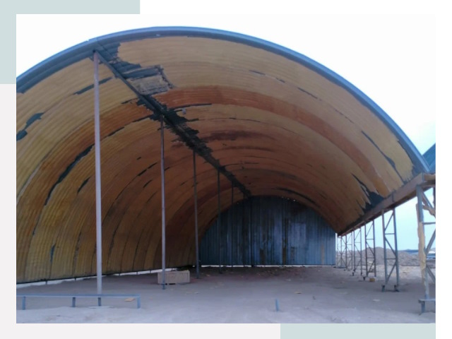 Реконструкция ангаров в Усть-Джегуте