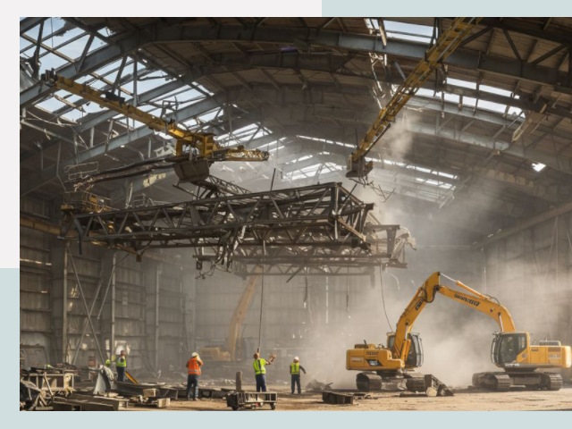 Демонтаж ангаров в Усть-Джегуте от 607 руб. за м²