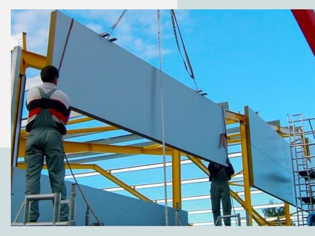 Монтаж сэндвич-панелей в Усть-Джегуте от 607 руб.